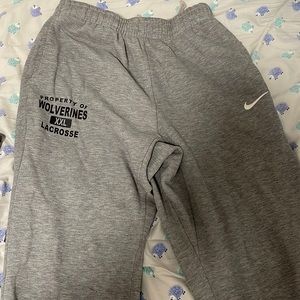 Nike Lacrosse Gray Sweatpants